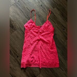 Victoria's Secret The Lacie all over lace chemise slip dress